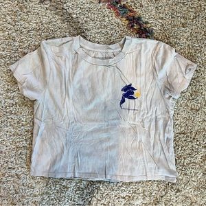 Limited edition, outdoor voices, graphic crop t-shirt